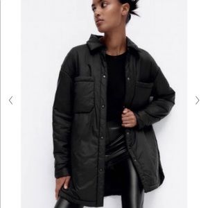 Brand new Zara oversized puff shacket ✨